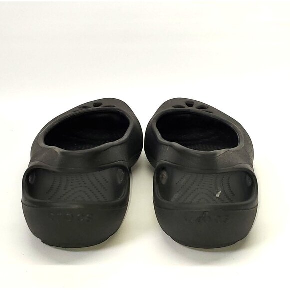 Crocs Womens Black Kadee Slingback Lightweight Casual Basic Flats Shoes Sz 8 145 - Picture 5 of 11
